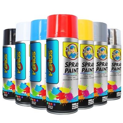 450ml Herios Multi Colors Aerosol Graffiti Paint Spray